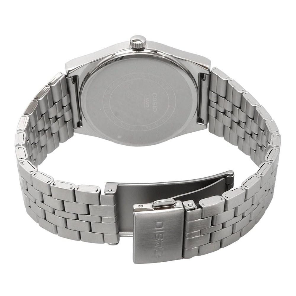 Casio Standard Analog Quartz Watch MTP-B146D-2AV Silver and Blue Men's Wristwatch