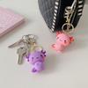 Cute Axolotl Keychain for Men Women Simulation Fish PVC Pendant Key Ring Holder for Women Friends Birthday Gift