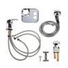 AAAF Shampoo Bowl Faucet,Replace Professional Chrome Faucet, Sprayer Hose,Vacuum Breaker, Shampoo Sprayer,Vacuum Breaker Hose