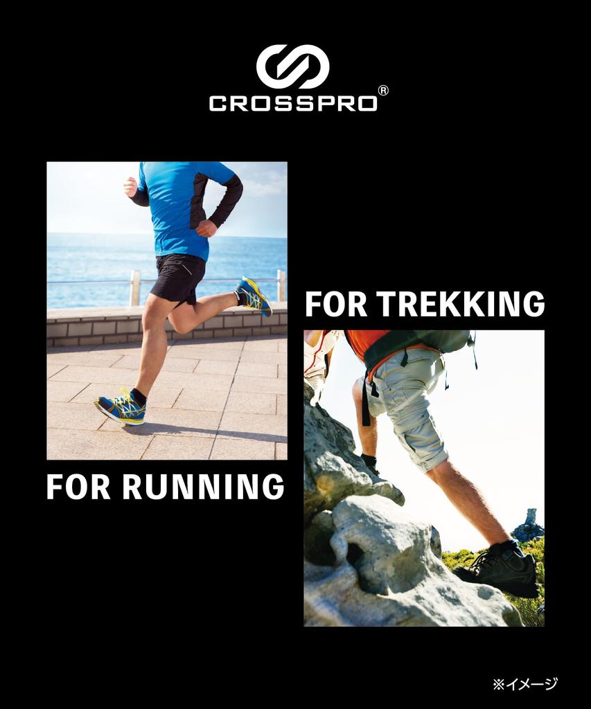 Okamoto CROSSPRO Duron Wool Trekking Arch Mesh for Outdoor Hiking and Size Sizes 1 Pair Socks, Five-Toe, Panel, Design, Anti-Cold, Breathable,