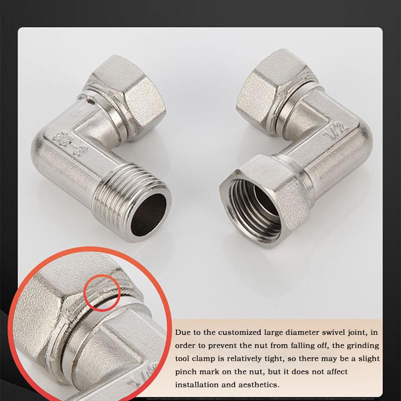 Fiting din alamă pentru țevi BSP de 1/2" Filet interior/exterior Cot Tip Fitinguri pentru țevi de cupru Adaptor apă ulei gaz