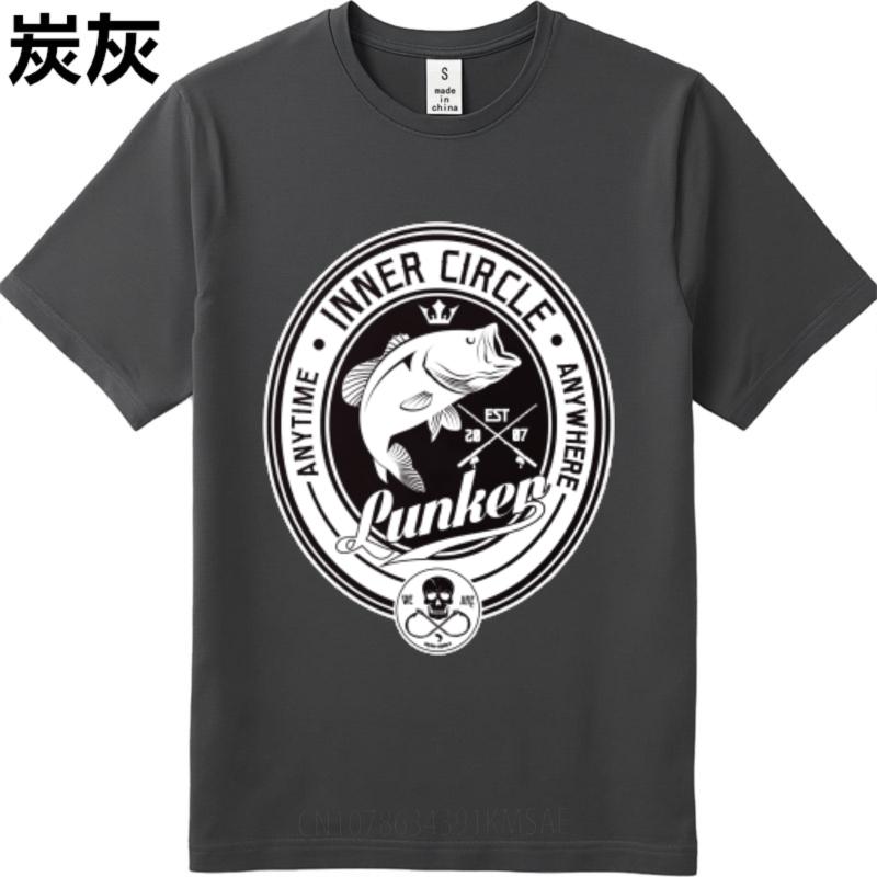 Short Sleeve Shirt Comfortable For men Oneck tshirt Plus Size Inner Circle Punker Fish Skull Design Fashionable Boys Teeshirt