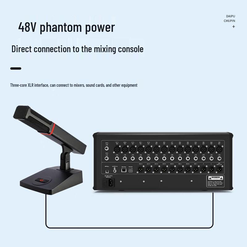 DAIPU DP-M950 Wired Desktop Conference Microphone (CN version)