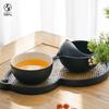 Wanqiantang Black Iron Glaze Portable Tea Set