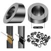 Neue Edelstahl-Seilgeländer Treppenenden 1/4" 3/8" Innendurchmesser Winkel 30 Grad Winkel Senkscheibe Silber Seilgeländer-Beschläge