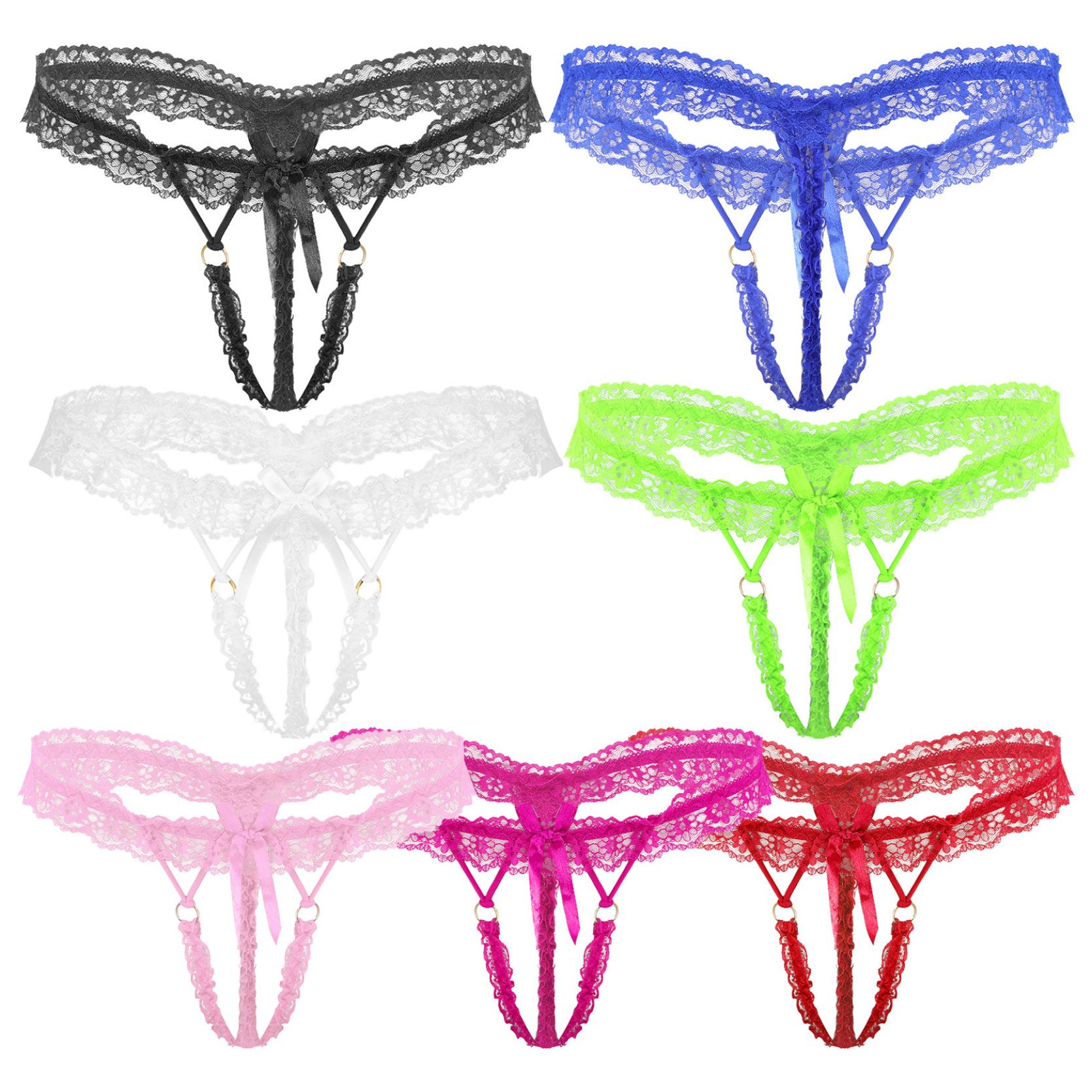

Мужские нейлоновые трусы G-string Стринги Кружева Нижнее белье T-back Шорты