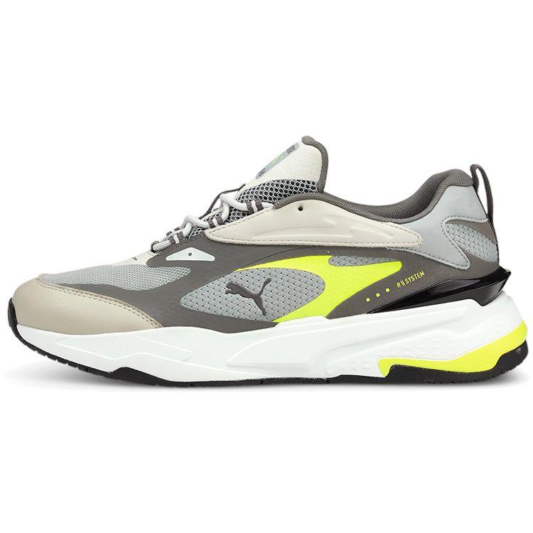 

Puma Rs-Fast Ткань Синтетическая кожа Нейлон Неон Удобная Толстая подошва Спортивные Низкий верх Повседневная обувь Унисекс кроссовки Белый Коричневый Желтый 382520-02 36
