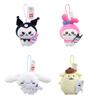Adorable Plush Toy Gift Cute Round Kuromi Melody Cinnamoroll Pudding Bear