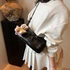 Plush doll underarm bag women's 2025 summer new candy color fashion shoulder bag messenger bag