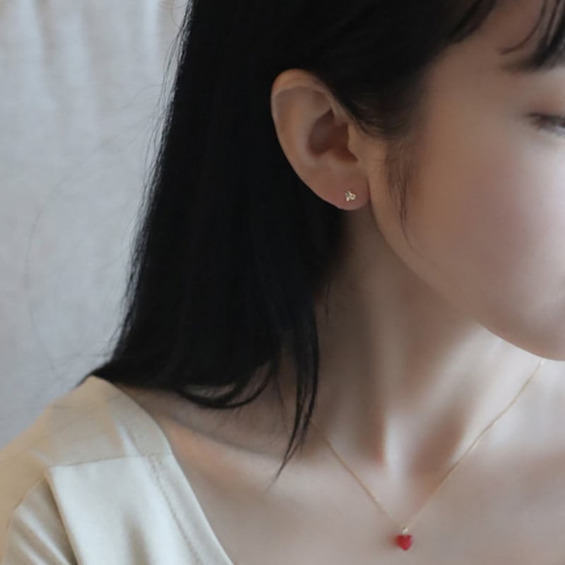 Modernlike 14k Gold Heart Light Earrings