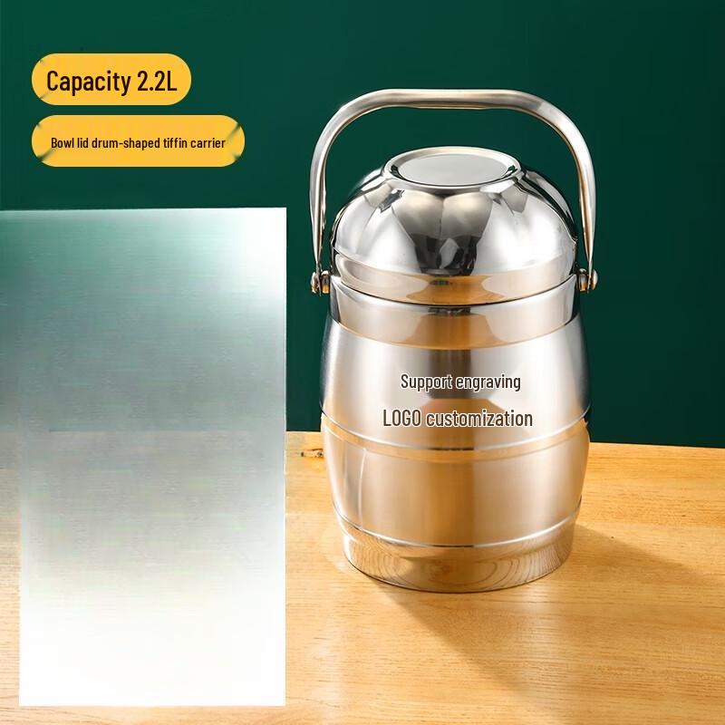 3-Layer Stainless Steel Insulated Lunch Box