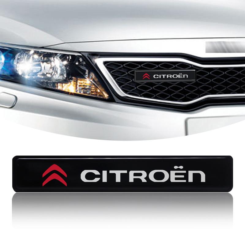 Car Front Hood Grille Emblem LED Light Grill Decorative Light Car Styling For Citroen C1 C2 C3 C4 C5 C6 C8 C4L DS3 DS4 DS5LS DS6 aos123