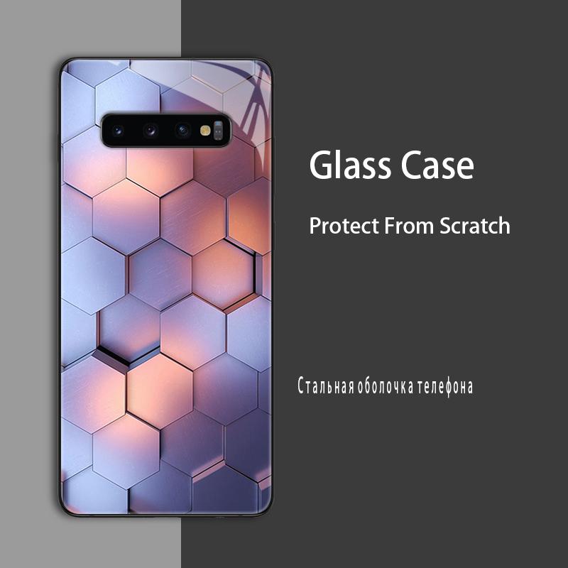For Samsung S10 5G Case Cover Tempered Glass Case Coque For Samsung Galaxy S10e S10 S20 FE Ultra Plus S 10 Lite Protect Case