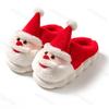 Fashion Cute Santa Claus Cotton Casual Warm Slippers for Couples 2025 Winter Fashion Soft Soled Comfortable Christmas Day Plush Draggers