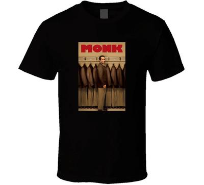 T-shirt Serie TV Monk Serie Televisiva Americana T-Shirt