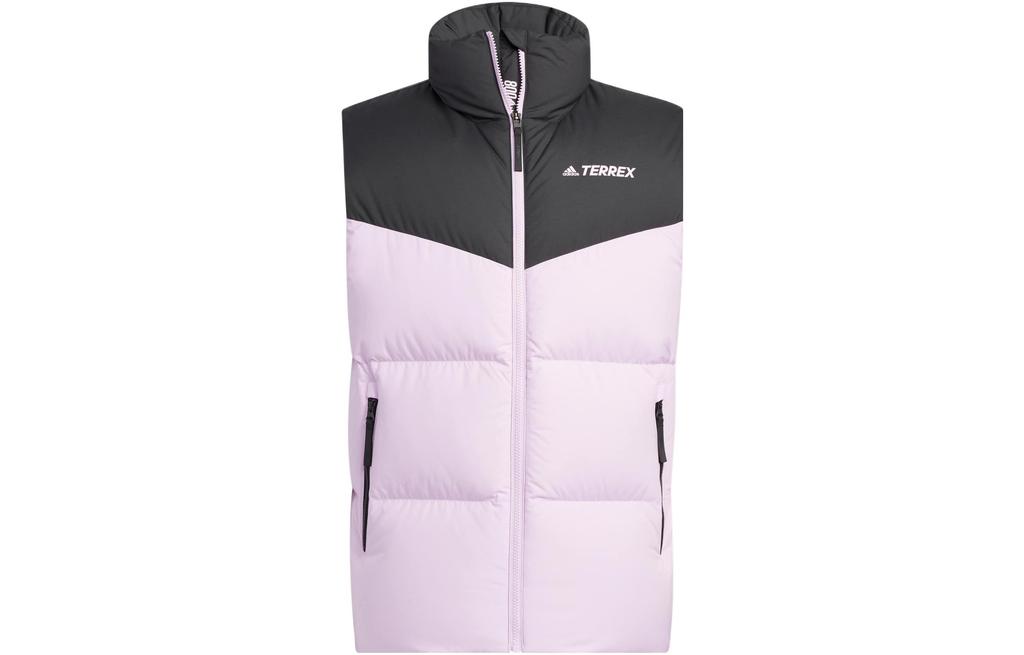 Adidas Vests Unisex Pink Stand Collar Moderate Other HR8435