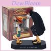 Conjunto de Figuras de Ação de Anime One Piece Apresentando os Quatro Imperadores Shanks Luffy Ace e Sabo Brinquedos Colecionáveis