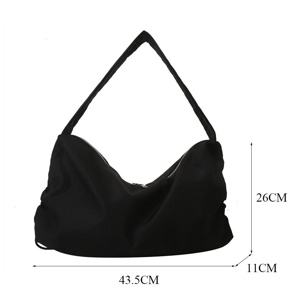 Fashion Canvas Shoulder Bags Solid Color Large Capacity Messenger Bag Totes Bag Women Female