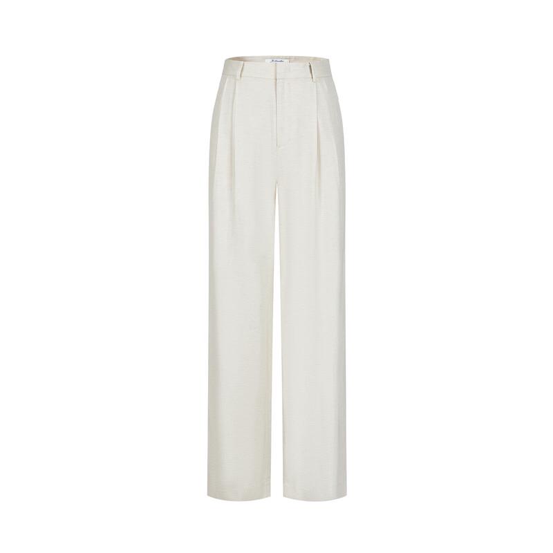 Annacau Baseline Women's Pleated Straight-Leg Trousers