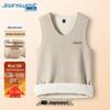 Jeanswest Men's Thermal Fleece-Lined Undershirt Vest