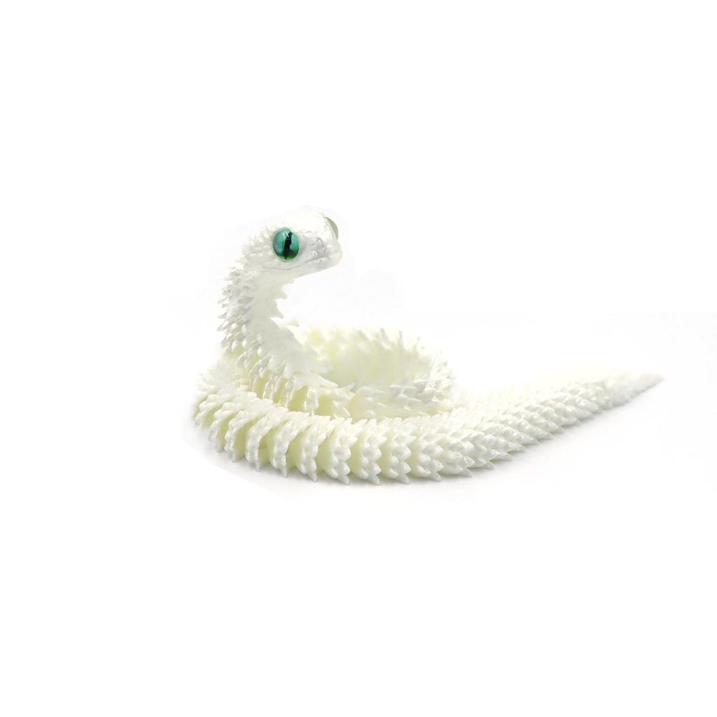 Viper 3D Printed Snake Toy - Creative Animal Model Blind Box for Kids
