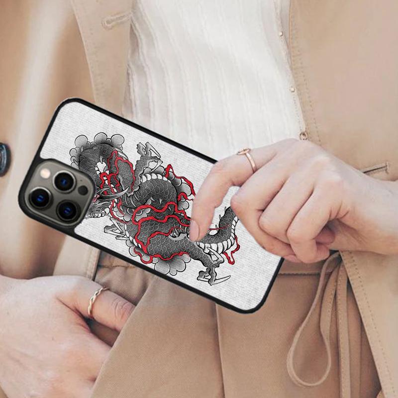 Asian Chinese Dragon Magnetic Phone Case For APPLE iPhone 17 Air 16 14 13 12 Pro Max 15 Plus Wireless Charge With MagSafe Cover