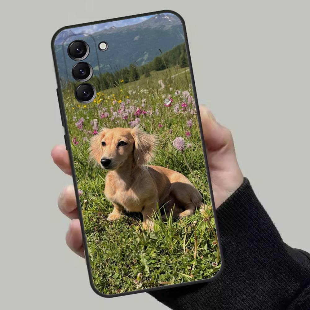 

Pet Puppy Dog Cute Phone Case For Samsung Galaxy A13,A21s,A22,A31,A32,A52,A53,A71,A80,Soft Black Shell Samsung a425g