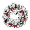 30CM Christmas Wreath Garland - Holiday Door Hanging Decoration for Home, Hotel, or Mall