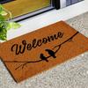 Imitation Coconut Palm Entry Silk Ring Doormat Entrance Entrance Door Foot Pad Non-Slip Floor Mat Pvc Household Carpet Mat