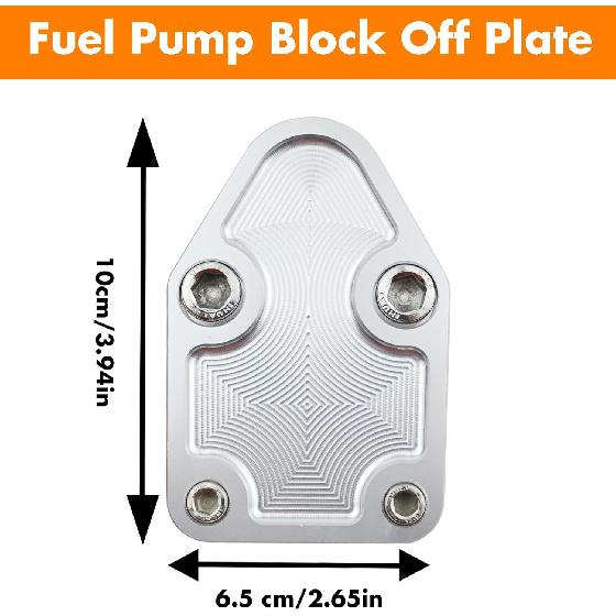 Fuel Pump Off Plate Gasket With Bolts ARP 130-1602 Compatible With 1955-2002 SBC 262 265 267 283 302 305 307 327 350 400 V8 Engines