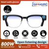 New 800W HD Camera AI Smart Glasses 4K Photo 1080P Video Recording Translation Call Waterproof Translation Sunglasses Men Women