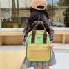 Stylish And Adorable Dual Color Children's Backpack With Breathable Nylon Material