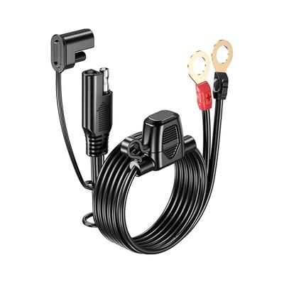 Kabel ładowarki 12V do zacisku akumulatora motocyklowego do szybkozłącza SAE przedłużacz przewód złącze do ładowarki/konserwatora akumulatora