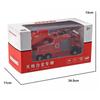 1:32 Scale Fire Truck Model With Sound Light Pull-Back Function Water Spray Fire Rescue Toy Interactive Toy Engineering Vehicle