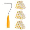 11 Stück-1 Set Rollbürste Rollenkern Wandwinkelscheuerbürstenkopf Daumenrollenkern Kleine Winkelscheuerbürstenhalter Farbmischer Maschine