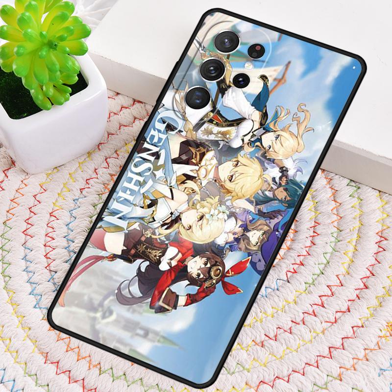 Anime Game Genshin Impact Phone Case for Samsung Galaxy Note 10 Pro S26 Ultra S23 S24 FE S25 S21 S22 PLUS Shockproof Cove