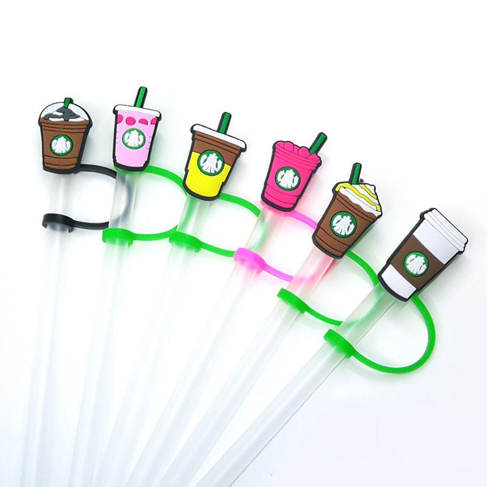 1/4Pcs BPA Free Drinking Straw Tips Cover Protectors Cap Straw Cap Durable Silicone Straw Cover