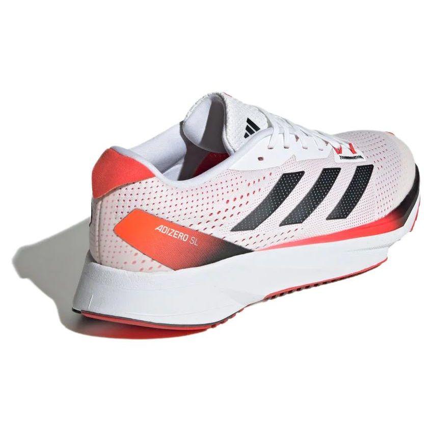 adidas Adizero SL Weiß Leuchtendes Rot Herren Sneaker Wolkenweiß Kernschwarz IG5941