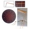 Copper Dowser - 2 Pieces Dowsing Rods + Dowser Pendulum + Fortune Teller Mat For Divination Measurement & Analysis Instruments