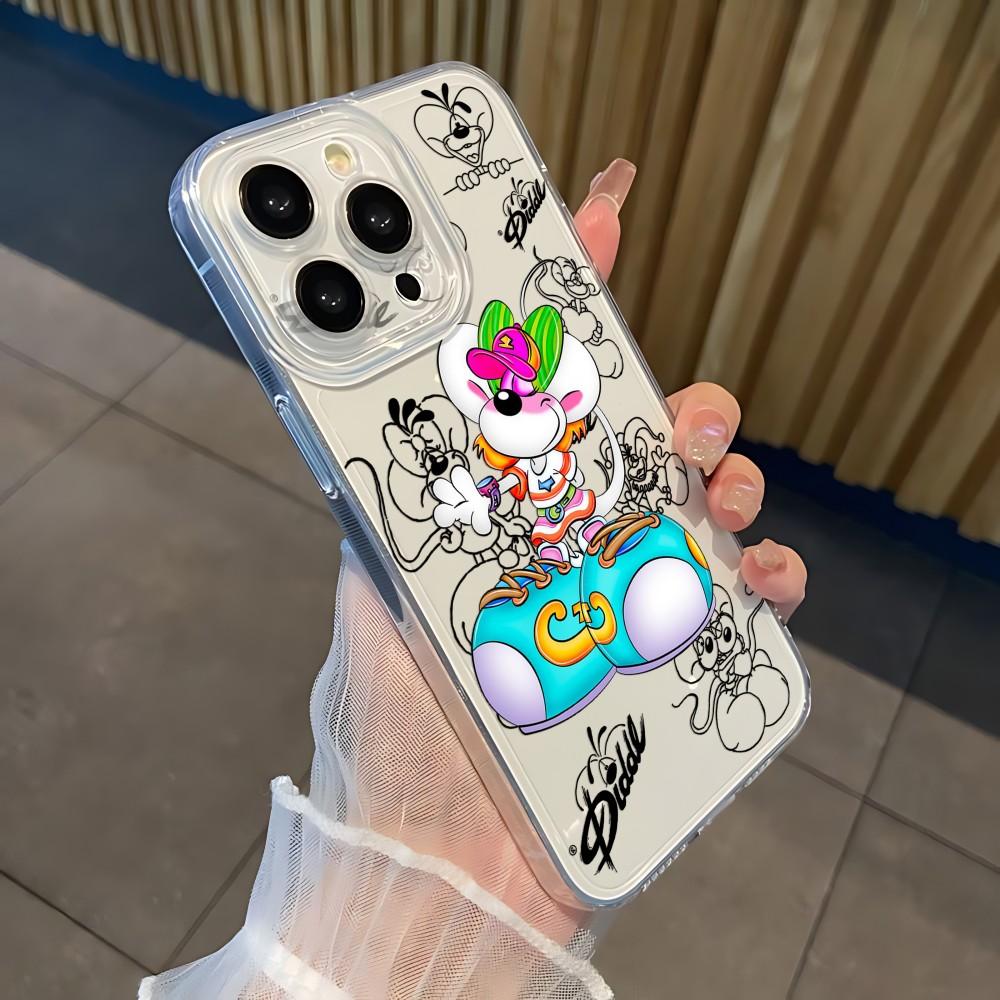 Custodia per Telefono Cartone Animato Carina D-Diddls Per Samsung S26 S25 S24 S23 S22 S21 S20 FE Note20 Plus Ultra Lite Edge 5G Cover Trasparente Morbida in TPU
