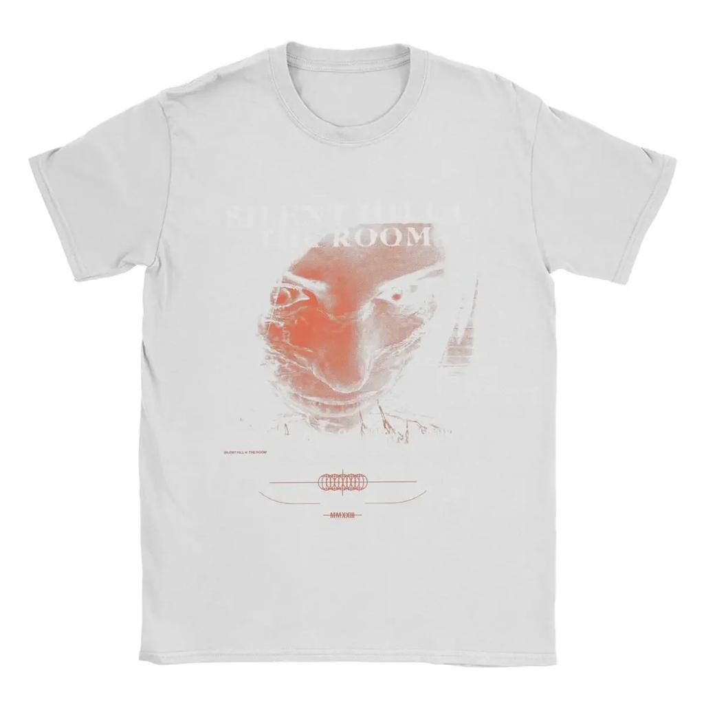 Silent Hill 4 T-Shirts for Men Vintage Pure Cotton Tee Shirt Round Collar Short Sleeve T Shirt Plus Size Tops