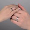 Simple 2/4/6/8mm Stainless Steel Wedding Rings Golden Smooth Women Men Couple Ring  Jewelry