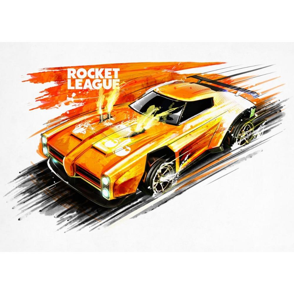 Rocket League Spiel Poster Neon Videospiel Leinwand Malerei Wand Kunst Bild für Moderne Jungen Zimmer Wohnzimmer Home Decor Cuadros