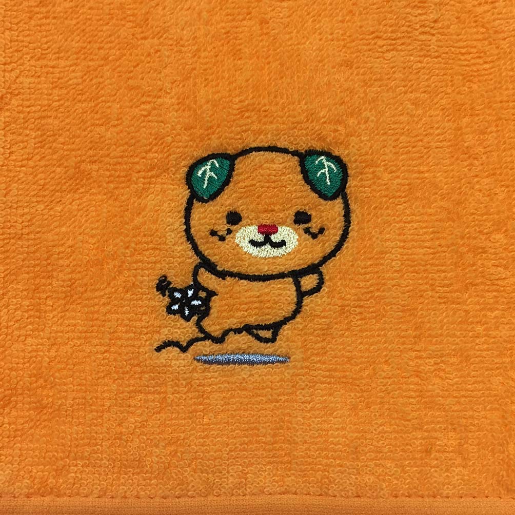 Imabari Towel Mican Face Towel 34x86cm Mican Embroidered Towel