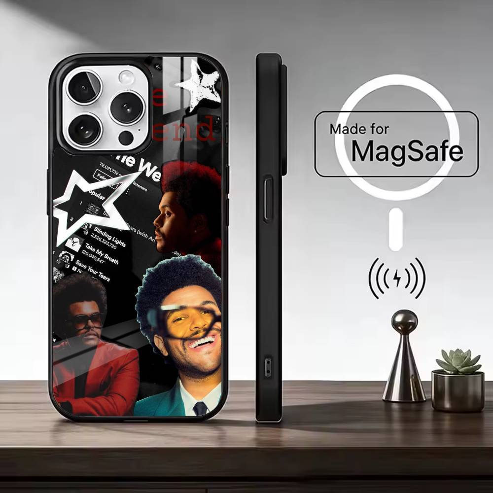 T-THE Weekend Singer Phone Case For iPhone17,16,15,14,13,12,11 Plus,Pro Max, New Magnetic Wireless Charging