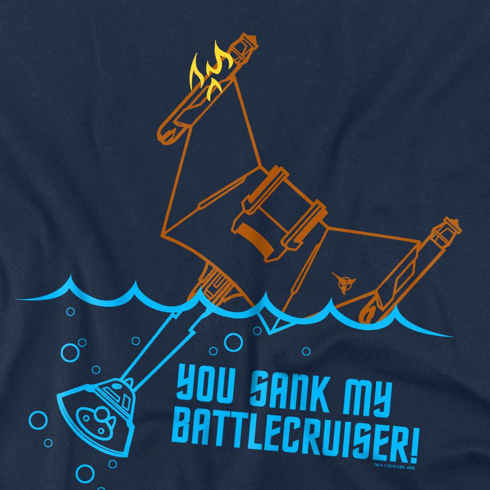STAR TREK Mens Battlecruiser T-Shirt