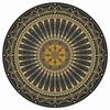 Vintage Mandala Round Boho Area Rug Non‑Slip Soft Circular Carpet for Living Room Bedroom Apartment Home Decor Machine Washable