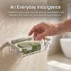 Silver Soap Rack Stainless Steel Soap Organizer Box Modern Soap Dish  Bathroom Kitchen Washroom