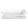 Extendable Dish Drying Rack Multifunctional Dish Drainer Kitchen Organizer Shelf with Cutlery Holder for Small