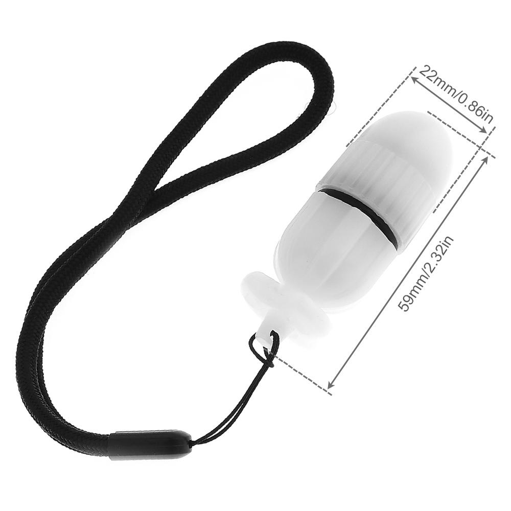 2pcs Underwater 150m LED Strobe Marker Diving Signal Light for Diving / Night Outdoor / Camping with 4 Sets Battery
